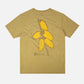T-shirt pigmentata Datil con stampa palma dorata