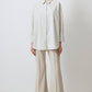 Camicia oversize in misto cotone