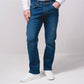 Jeans regular a cinque tasche in denim