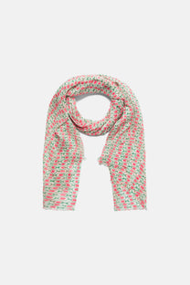 Sciarpa multicolore con motivo geometrico