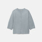 Cardigan in maglia rasata con maniche 3/4