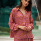 Camicia oversize floreale in viscosa