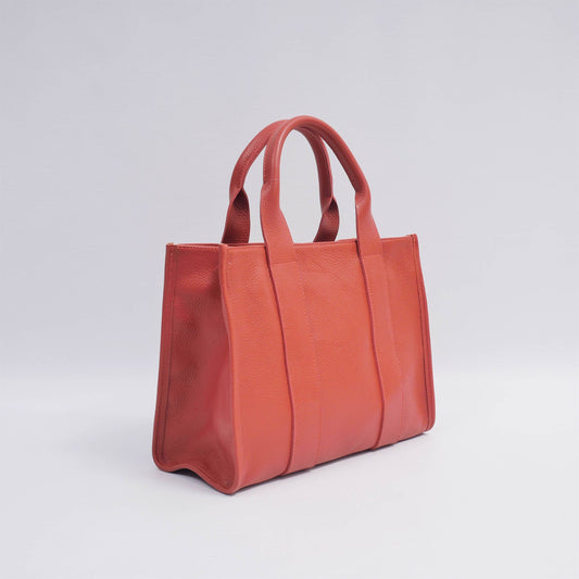Borsa tote in pelle con tracolla