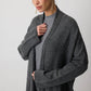 Cardigan oversize in maglia con tasche