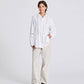 Camicia in popeline di cotone biologico con dettagli in pizzo