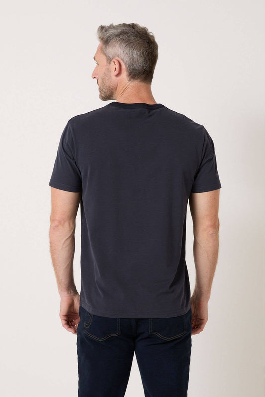 T-shirt Bart in cotone biologico blu marino