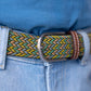 Cintura elastica intrecciata multicolore Belfast