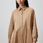 Camicia con orlo a balze