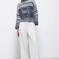 Maglione oversize in maglia strutturata