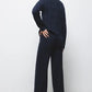 Maglione a maglia strutturata con collo zip