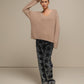 Maglione in maglia con scollo a V