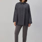 Camicia oversize in raso