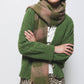 Cardigan in maglia con scollo a V