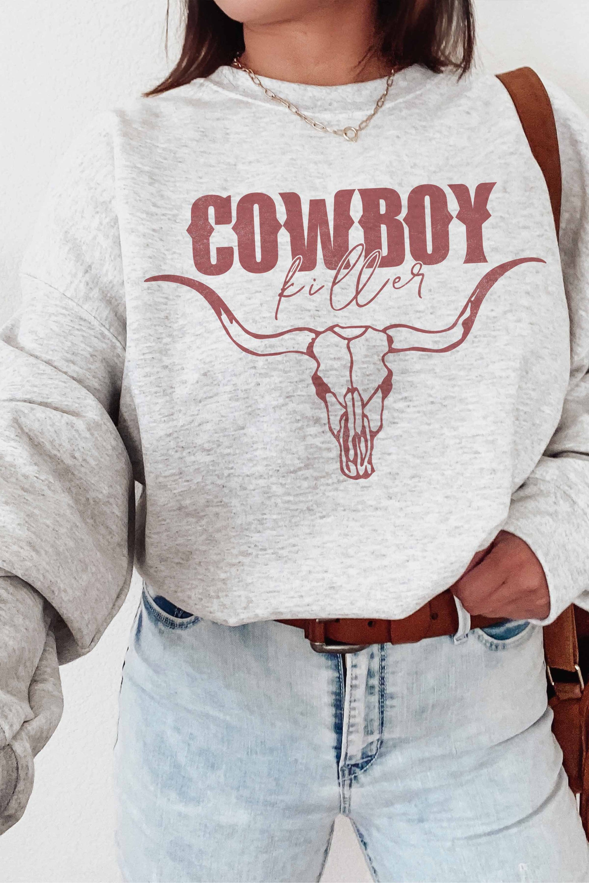 Felpa grafica Cowboy Killer