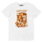T-shirt Catcakes con stampa di gatti
