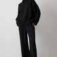 Pantaloni jacquard con motivo leopardato