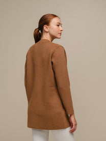 Blazer doppiopetto in maglia misto viscosa