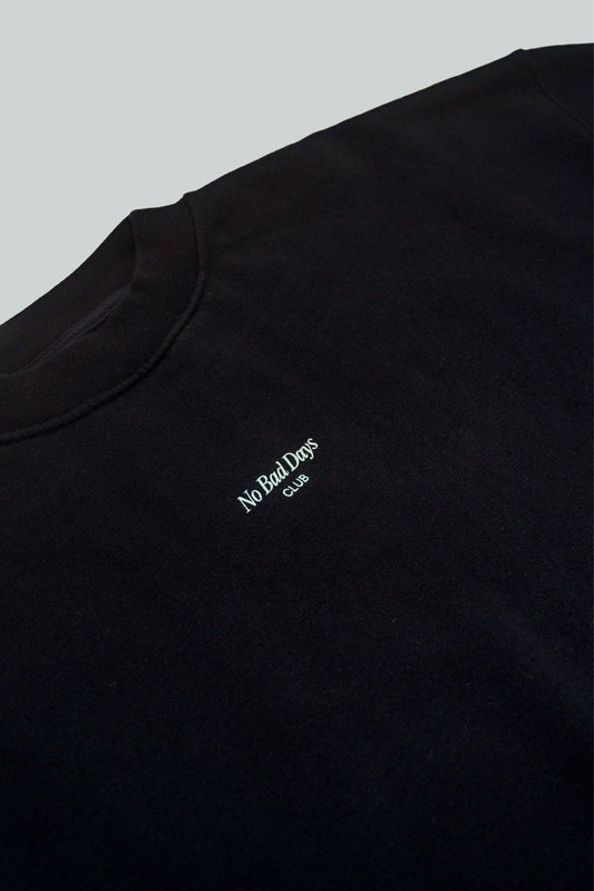 Felpa oversize nera No Bad Days Club
