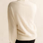 Maxi maglione a collo alto in puro cashmere