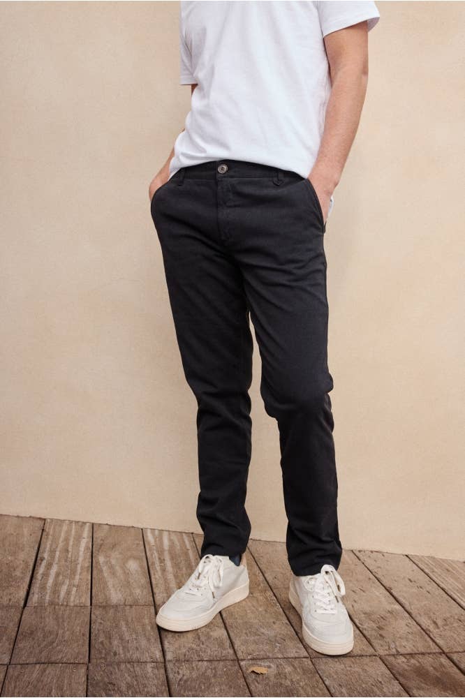 Pantaloni chino slim fit navy Joe
