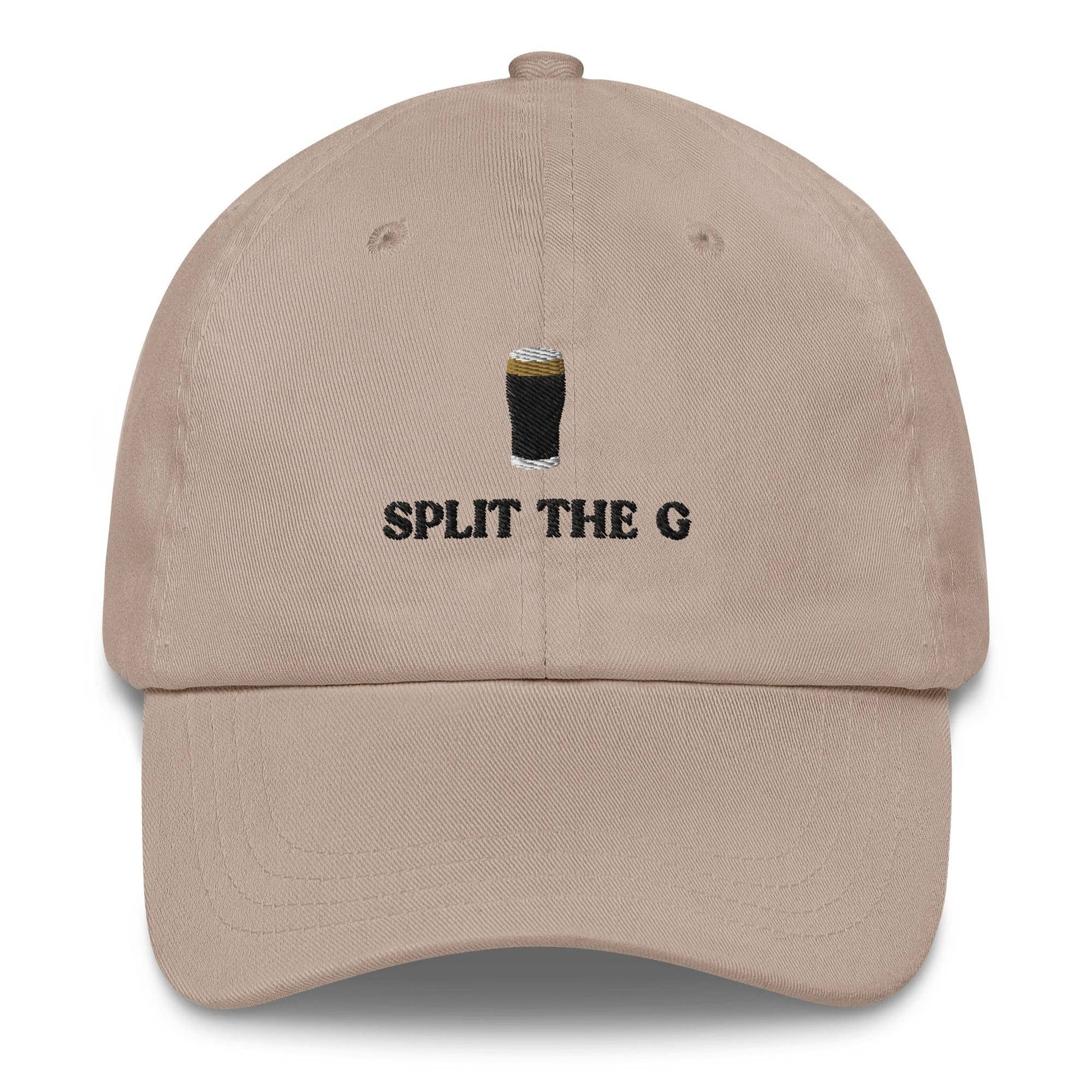 Cappellino da baseball con ricamo "Split The G"