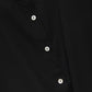 Blusa nera con coulisse in vita
