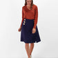 Maglia donna in viscosa con scollo a V