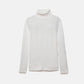Maglione a maglia rasata con collo alto