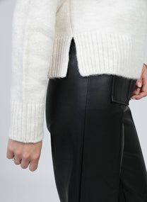 Maglione Lorana écru girocollo