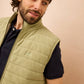 Gilet imbottito in pile di cotone con tasche Ami