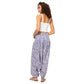 Pantaloni harem estivi in cotone fantasia floreale