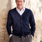 Cardigan uomo con scollo a V e bottoni