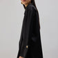 Camicia in raso con polsini ampi
