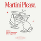 T-shirt biologica unisex Martini Please