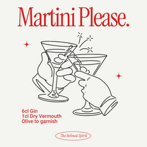 T-shirt biologica unisex Martini Please