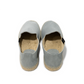 Espadrillas in pelle scamosciata con suola in juta