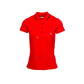 Polo donna in cotone con ricami a stelline