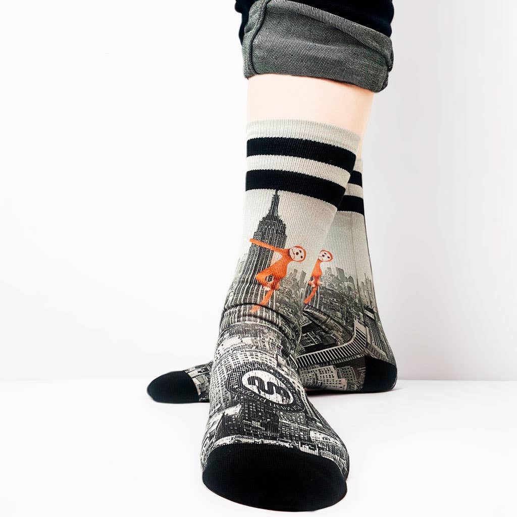 Calzini unisex HUG con stampa skyline