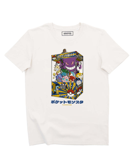 T-shirt Pokémon Claw Machine in cotone biologico