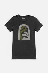 T-shirt donna con stampa Arch in charcoal