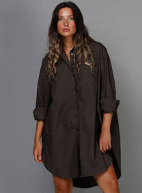 Camicia oversize in cotone