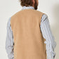 Gilet in lana Gaby color grano