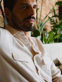 Camicia in flanella Neve Nature in cotone biologico