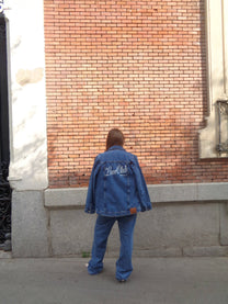 Giacca trucker in denim Love Club