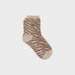 Calze Zebra in cotone pettinato beige