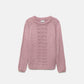 Maglione in Maglia Strutturata Girocollo