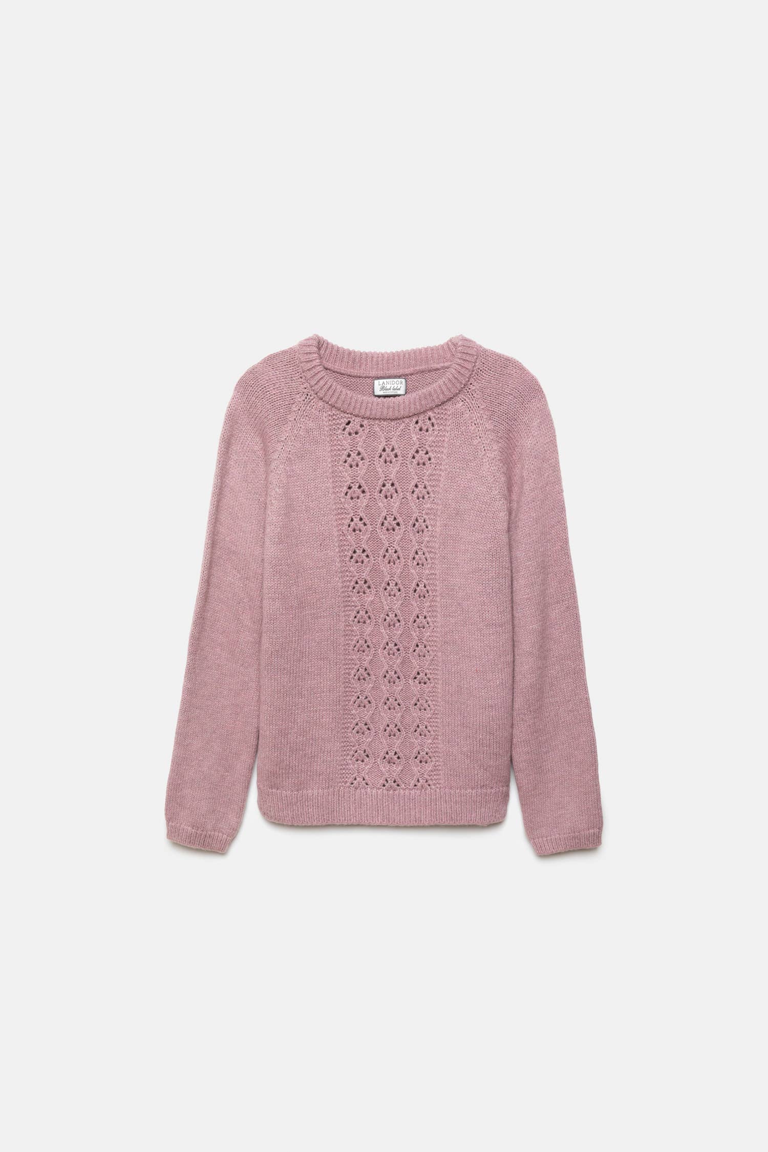 Maglione in Maglia Strutturata Girocollo