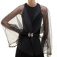 Giacca in organza con lacci