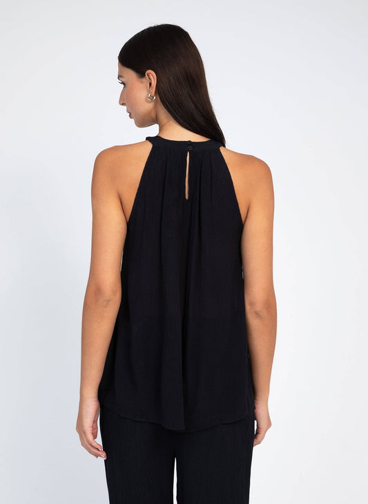 Top Suzìa Notte in viscosa