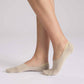 Calzini fantasmini beige unisex in cotone biologico